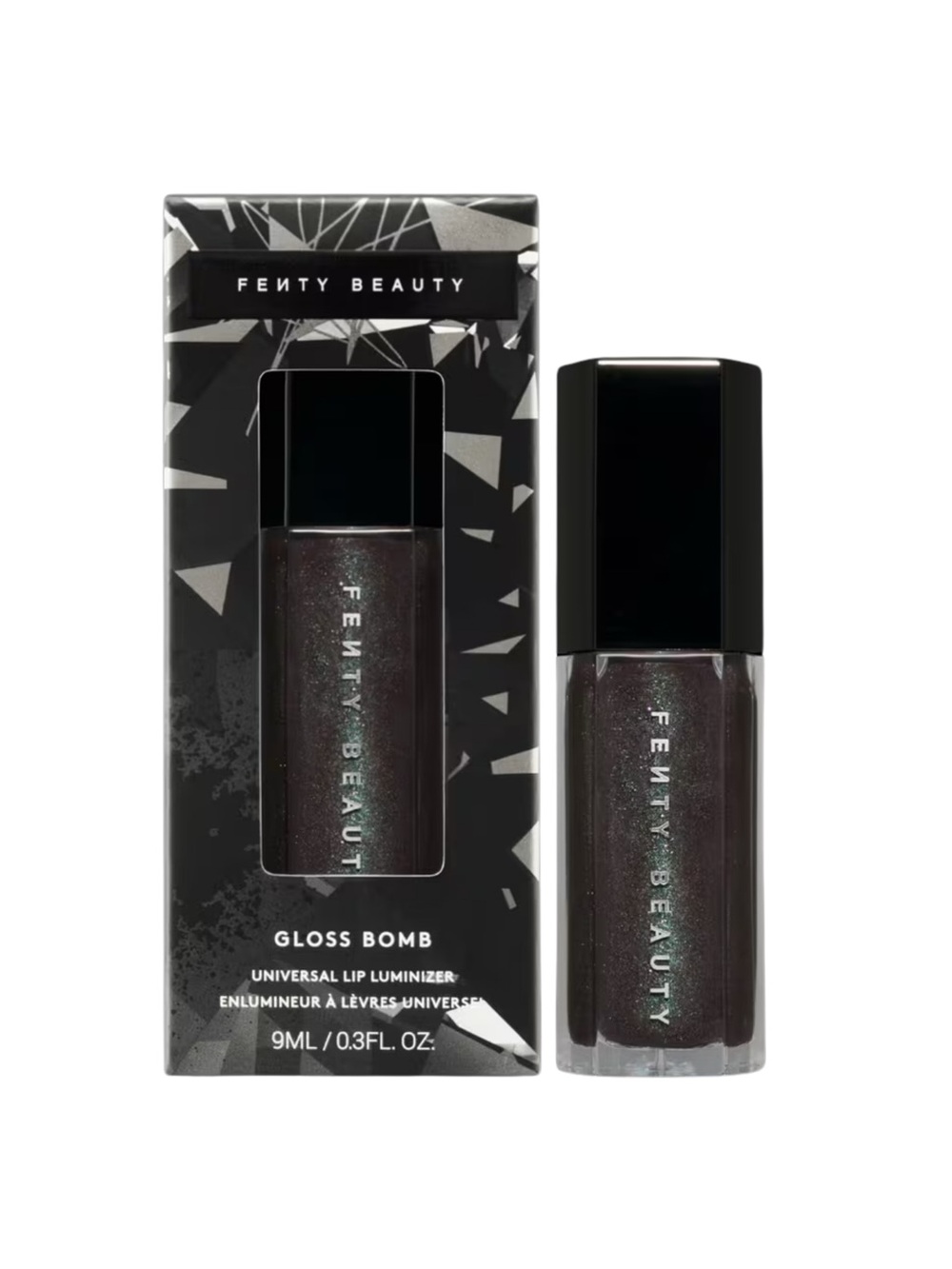 FENTY BEAUTY Gloss Bomb Lip Luminizer in Caviar Crystalz - .30 oz NIB L.E.